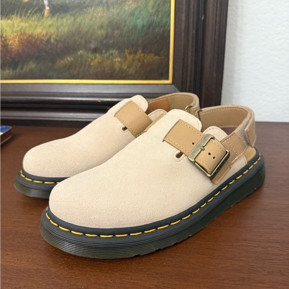 Dr. Martens Jorge II Suede & Leather Slingback Mules - Picture 5 of 7